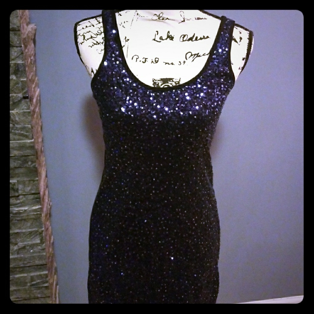 Express sequin dress